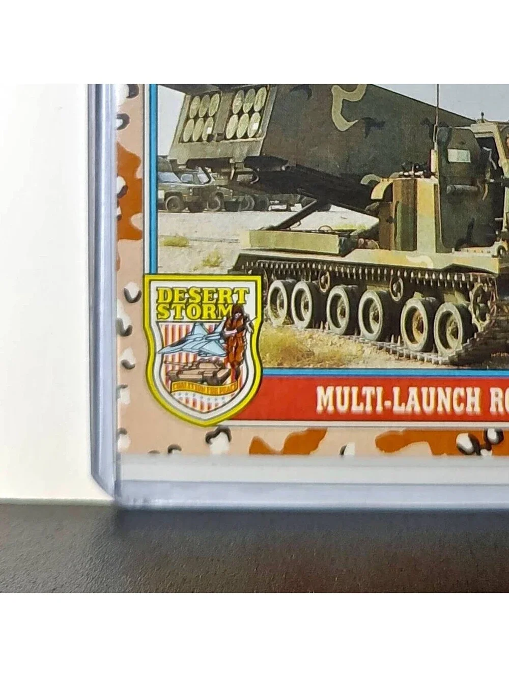 Multiple Launch Rocket System 1991 Topps Desert Storm #163 Card